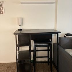 Standing Desk and Stool