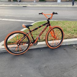 Blocks Flyer Orange and Black