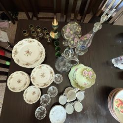 Lot Of antique Collectible Houseware And decor
