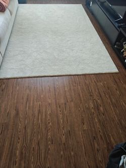 6x9 Plush Area Rug (Ivory)