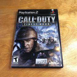 PlayStation 2 / PS2 - Call I Duty Finest Hour