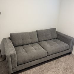 Charcoal/ Dark Gray Cindy Crawford Everleigh Place Sofa