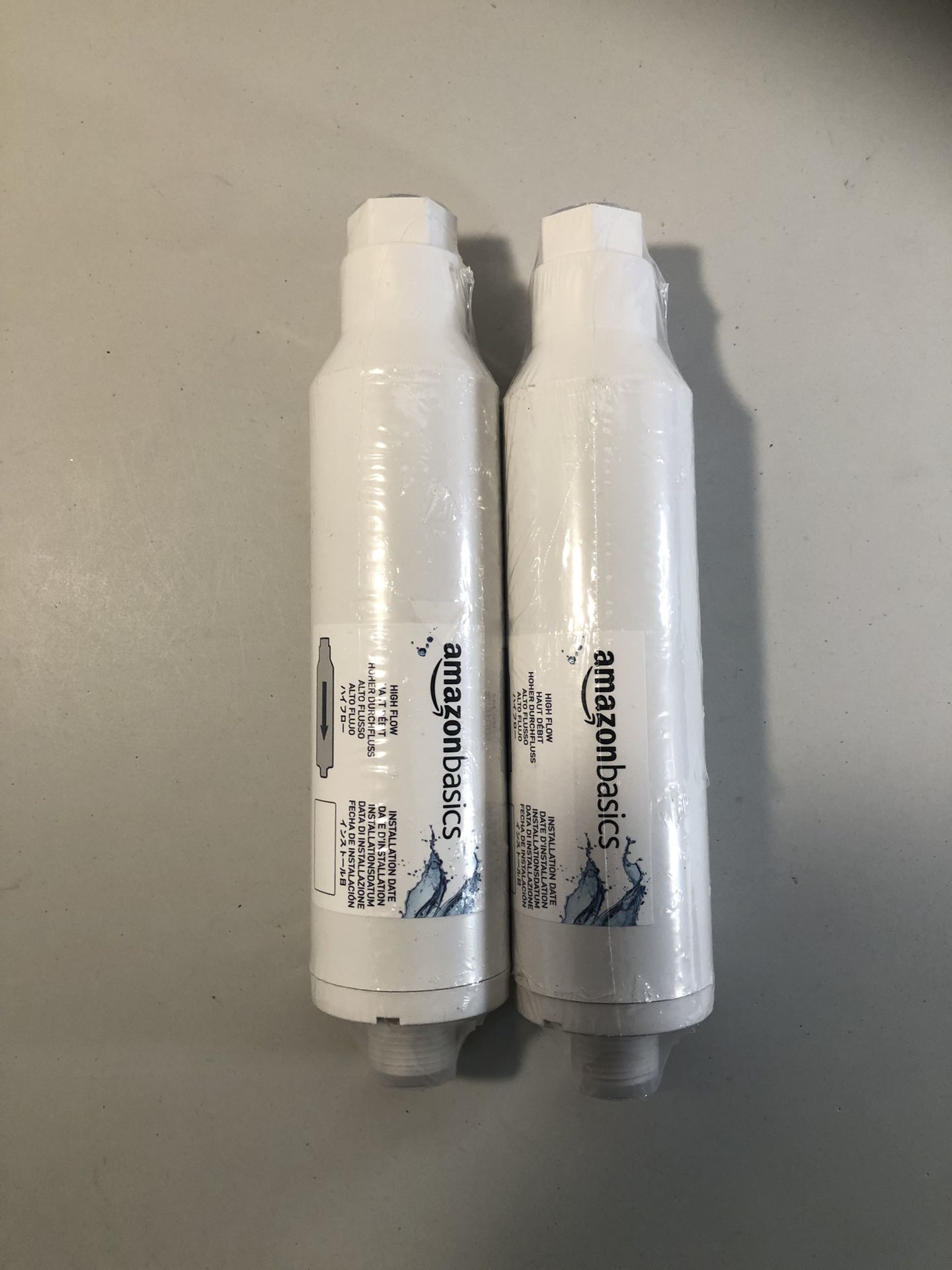 Amazon Basics Inline Water Filter, 2 Packing