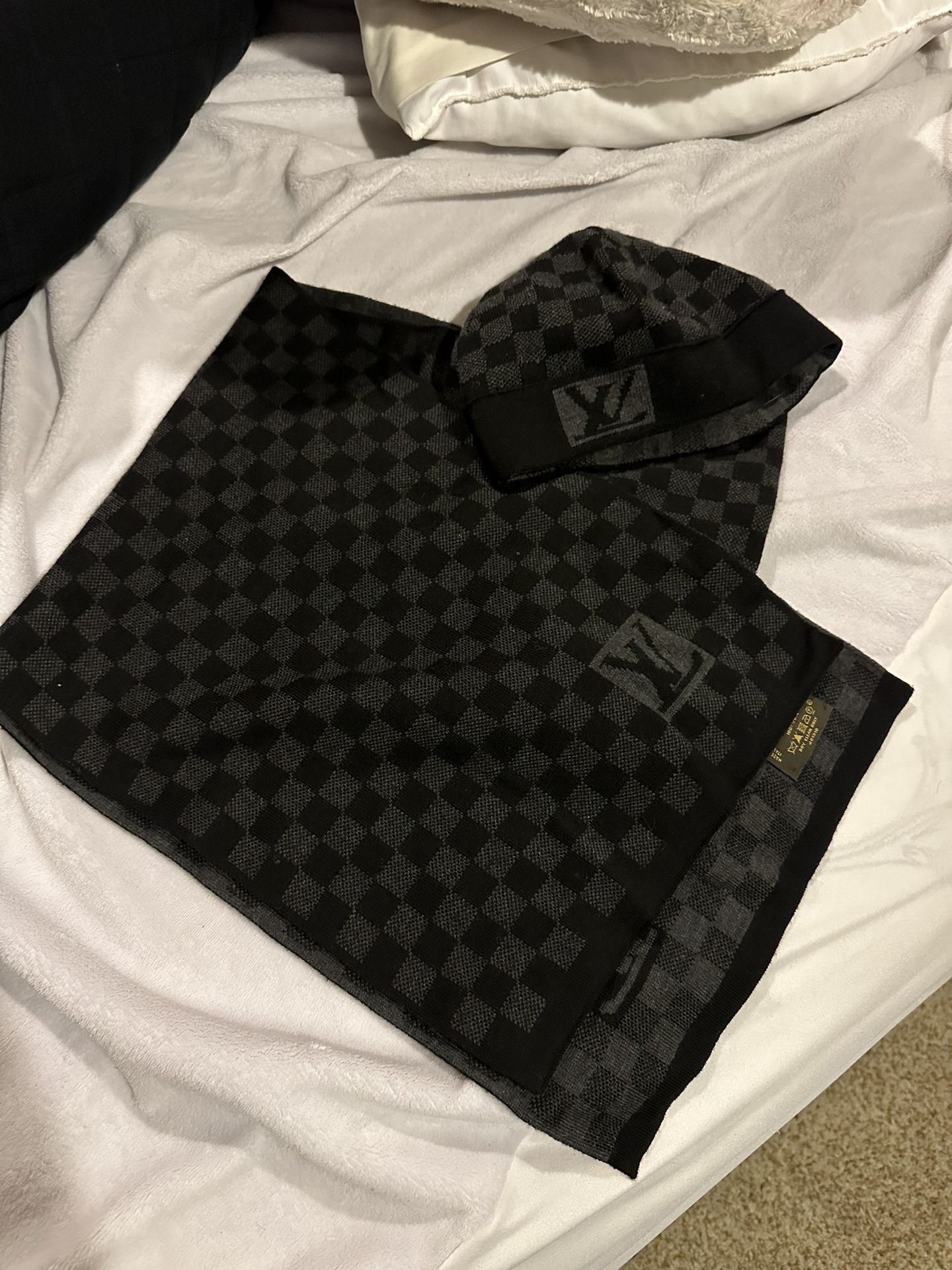 Louis Vuitton Beanie And Scarf