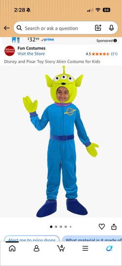 Toy Story costume - Alien