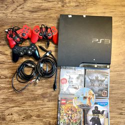 PlayStation 3 With 5 Games 