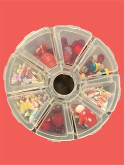 Container Of Beautiful  Beads