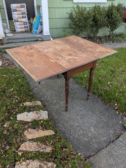 Hardwood Drop Leaf Table - Dining, Work, or Crafting