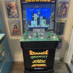 Rampage Arcade 1up With Riser