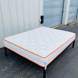 QUEEN BED AND MATTRESS BRAND NEW