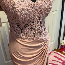 Quince Mom Dress Gown - XL Dusty Rose Pink