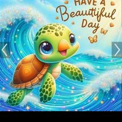 Turtle Fridge Magnet 