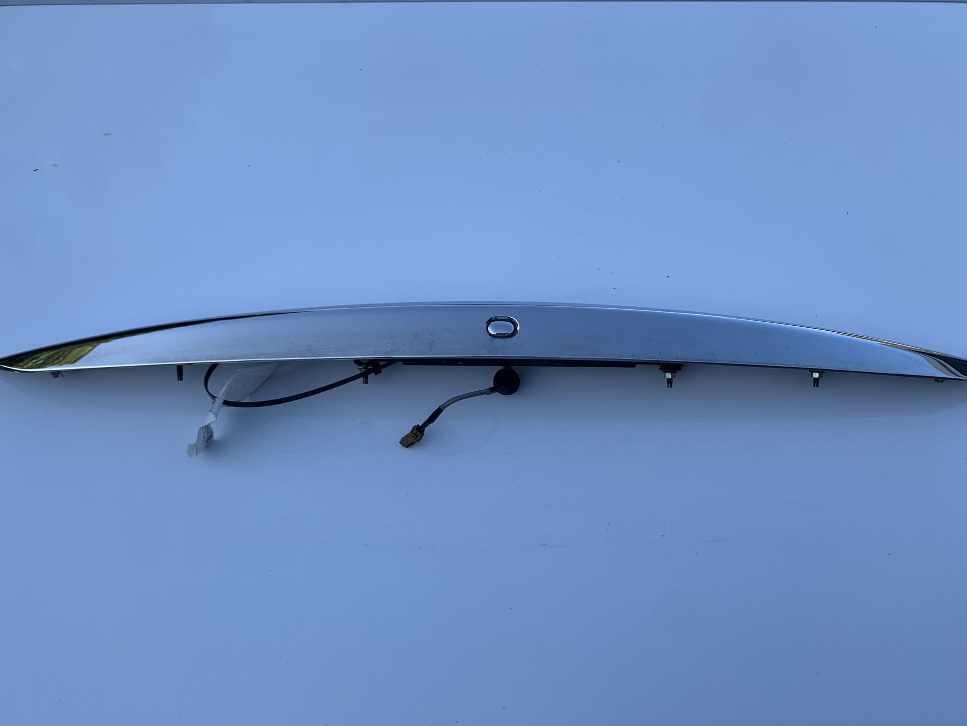 2007-2013 INFINITI G35 G37 CHROME TRUNK TRIM MOULDING W/O CAMERA