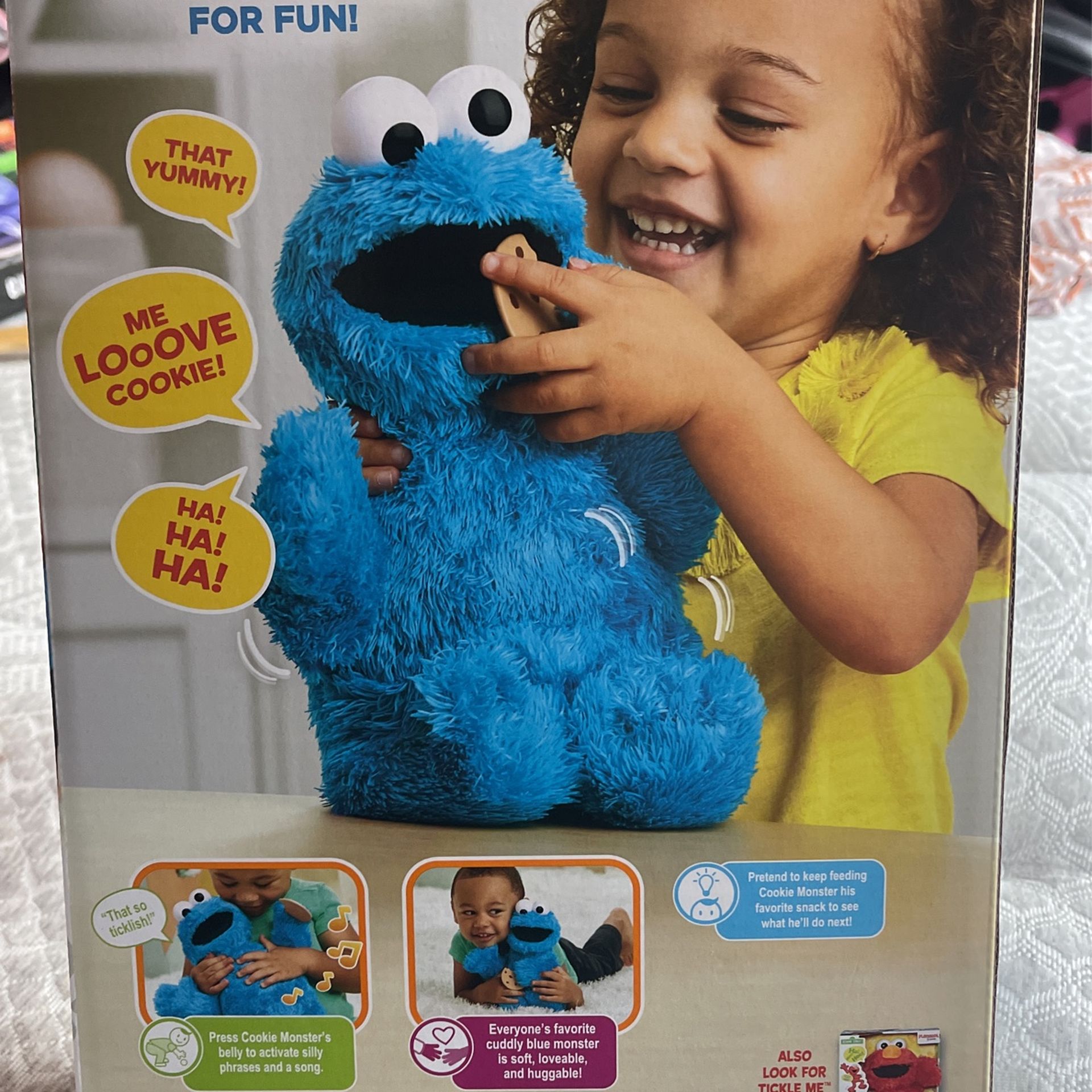 Sesame Street Feed Me Cookie Monster Plush