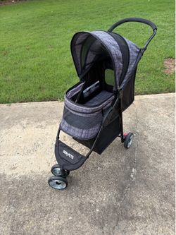 Gen7 Pet Starry Night Gray Regal Plus Pet Stroller