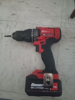Bauer Hammer Drill/Driver & 5ah Battery