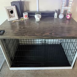 📦 Custom Dog Kennel / Crate Furniture - Multi-Use With Storage Top! 🐾 