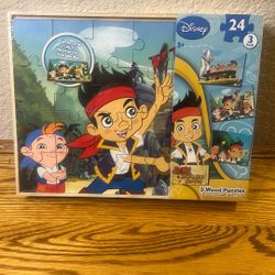 Disney 3 Wooden Puzzles 