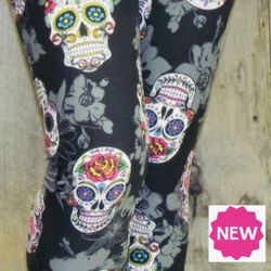 NEW Womens Halloween Leggings Soft As Lularoe OS/TC