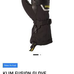 Klim Winter Motorcycle Gloves – Insulated, Waterproof, Adjustable Strap  size S