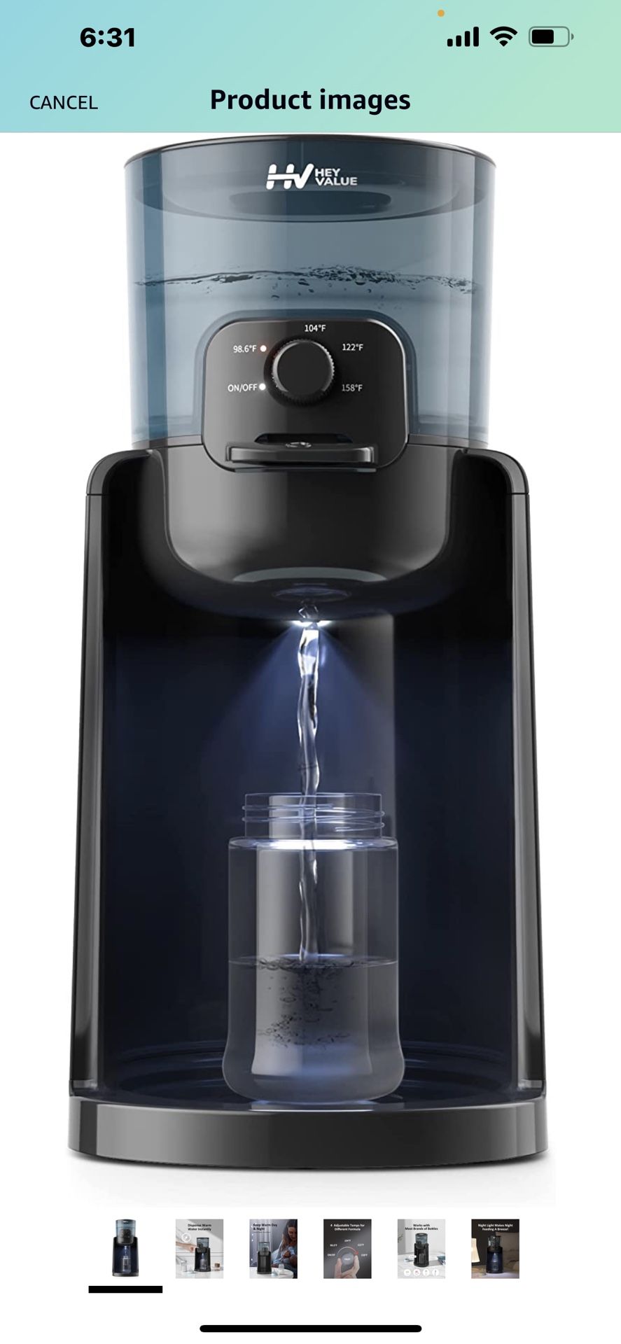 Hey Value Water Warmer/Dispenser