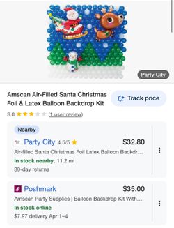 Christmas Ballon Backdrop