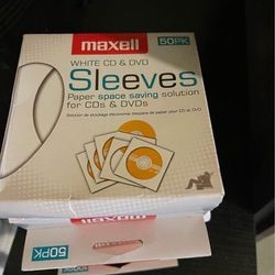 350 Cd/DVD Sleeves 