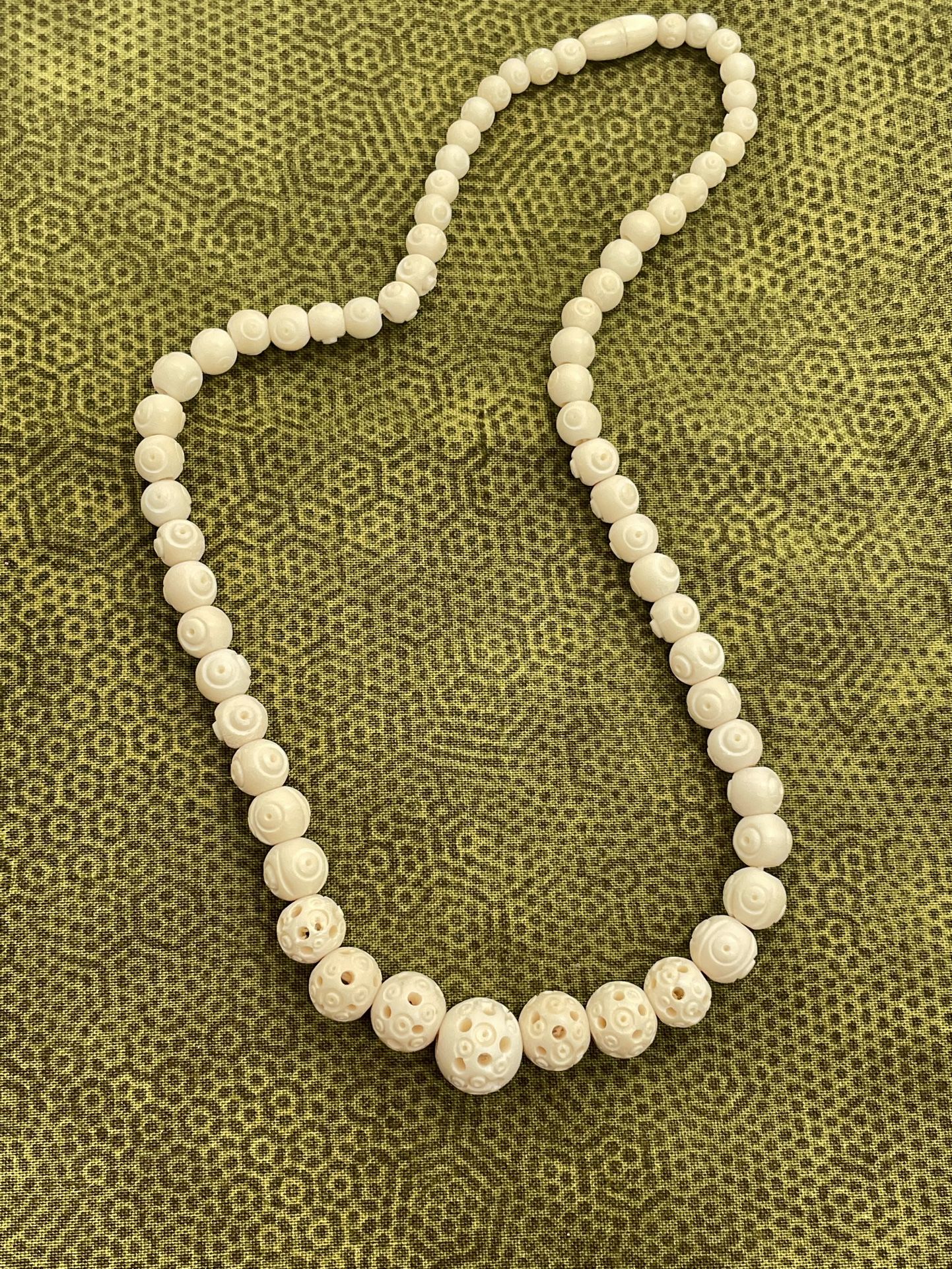 Antique Carved Necklace
