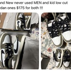 Brand New Low Cut Jordan Ones For A Kid & Man