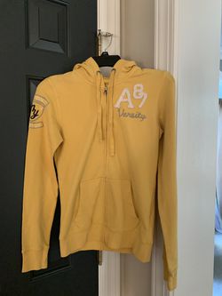 Girl size medium Aeropostale yellow hoodie jacket
