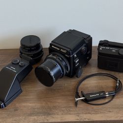 Mamiya RZ67 Pro II Camera BEST BUNDLE 120 FILM - 2 Lenses - 50 mm and 110 mm 