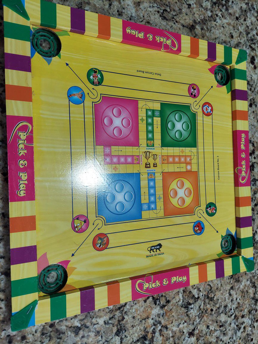 Carrots, Snakes And Ladder, Luddo Game Board