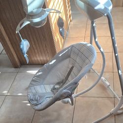 InLighten 5-Speed Baby Swing.
