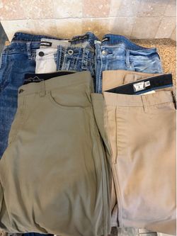 Men’s pants various brands (express, Eddie Bauer, volcom) 36X30