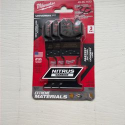 Milwaukee Multitool Blades Three Pack
