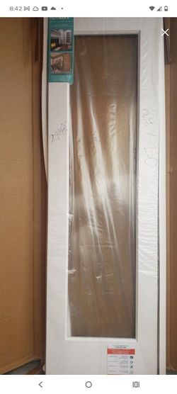 24x80 clear glass interior door , pantry door one only