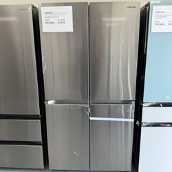 Samsung - Bespoke 23 Cu. Ft. 4-Door Flex French Door