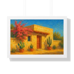 Southwest Adobe Wall Art- Framed
