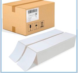Genuine 4 x 6 Direct Thermal Shipping Labels, 4000 Labels / 8 Rolls, Thickened & Three-Proof, Compatible with Most Thermal Printer, Perforated, Strong