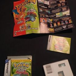 Pokémon Leaf Green Complete In Box (CIB) Gameboy Advance 