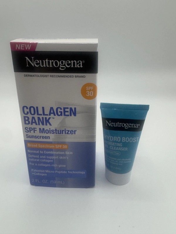Neutrogena Collagen Bank Moisturizer Sunscreen SPF 30 2fl.oz.59ml New In Box