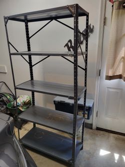 6 Foot Metal Shelving $30 Each $60 Total
