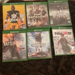 6 Xbox Games All Work