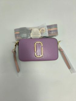Marc Jacobs Purple Snap Camera Crossbody Bag