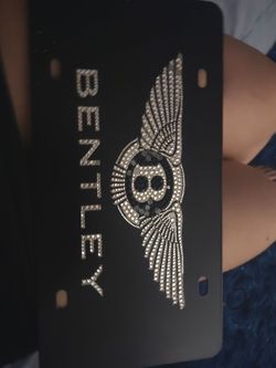 Custom Bentley Logo License Plate