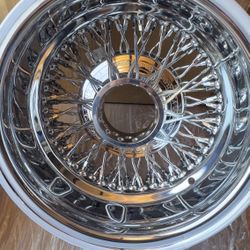 New 13 X7  Zenith Wire Wheels  ( Crossed) 