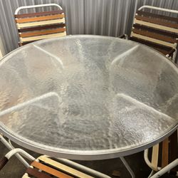 Glass Table With Chairs 