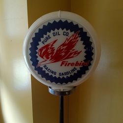 Gasoline Lamp Double Sided,Dino Side Has Light Crack 150 Or Best Offer