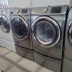 Samsung frontload  washer & gas dryer