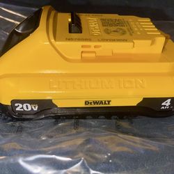 Dewalt 20v battery 4AH